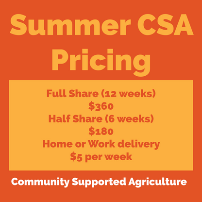 Summer CSA Deposit