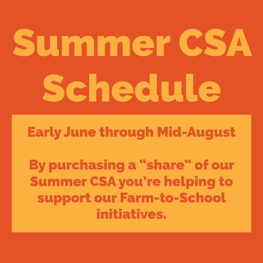 Summer CSA Deposit