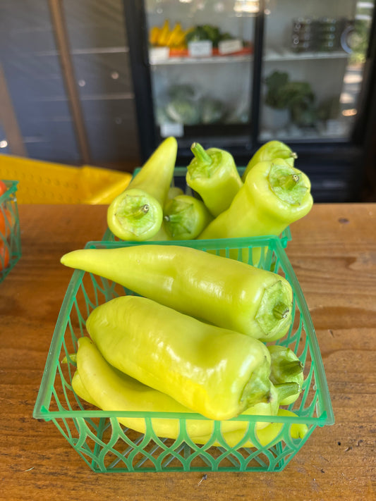 Hungarian Wax Pepper Basket